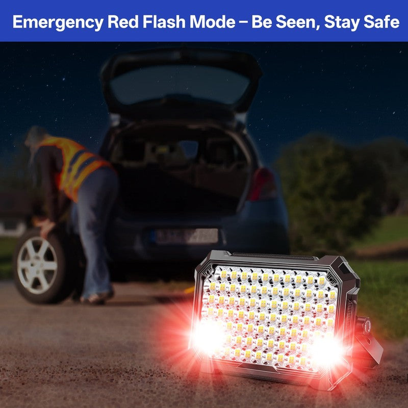 Rechargeable LED Work Light 12000Mah, 10000LM Portable Magnetic Work Light 320 L6