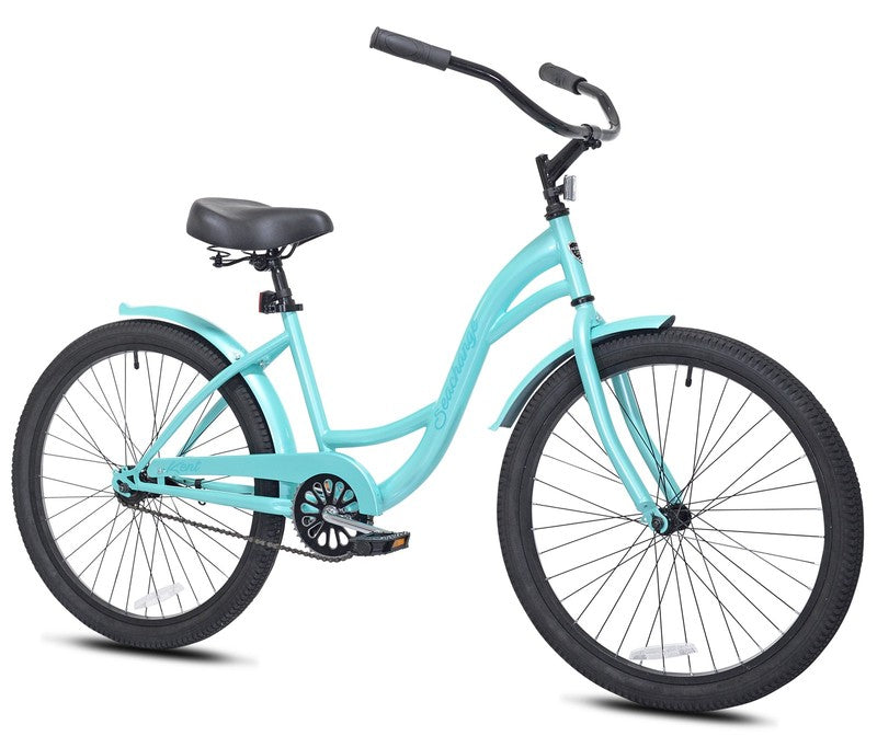 24" Girl'S Seachange Beach Cruiser, Ages 12+, Mint Green1