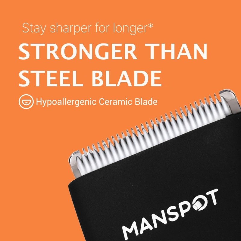 Manscape Men's Body & Groin Hair Trimmer with Waterproof Design & Guards2