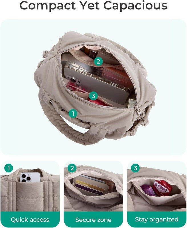 Reiki Gym Bag Women Crossbody Dance Yoga Bag Wet Dry Pocket 5L 15L6