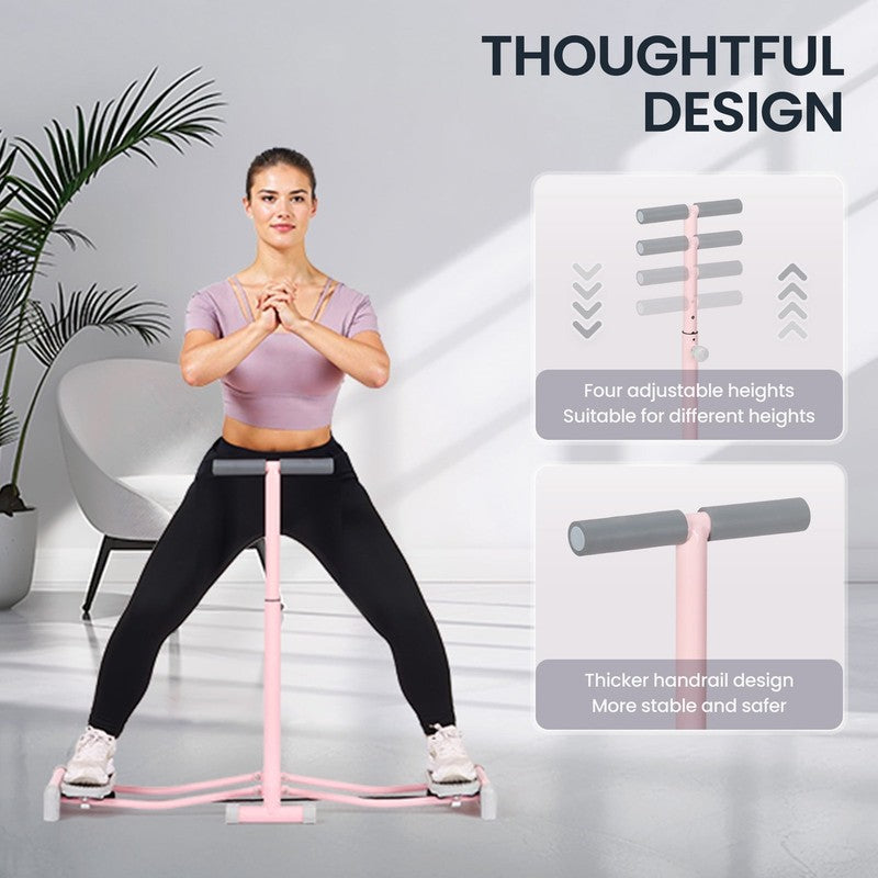 Ski Exercise Machine Ski Machine with 4 Level Adjustable Handles Leg Exerciser F5
