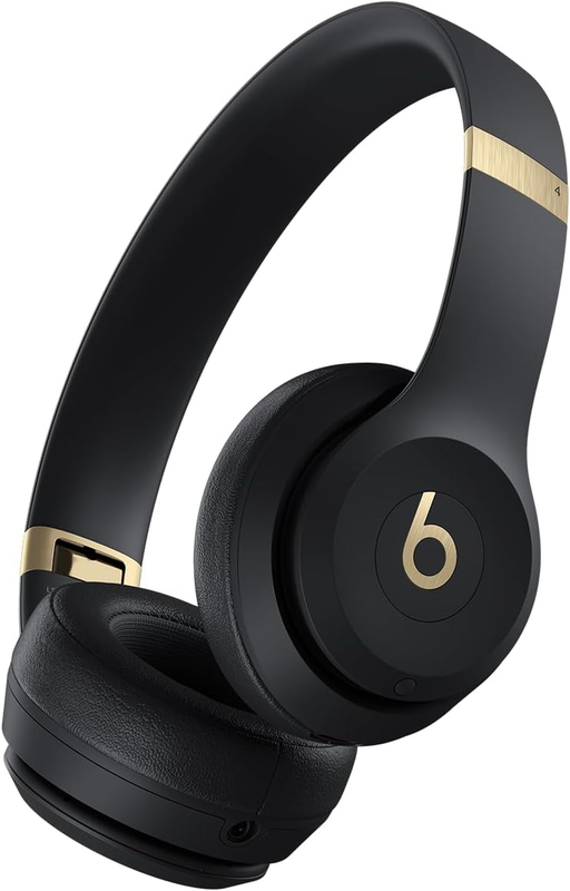 Solo 4 Wireless On-Ear Bluetooth Headphones 50Hr Battery Black Gold11