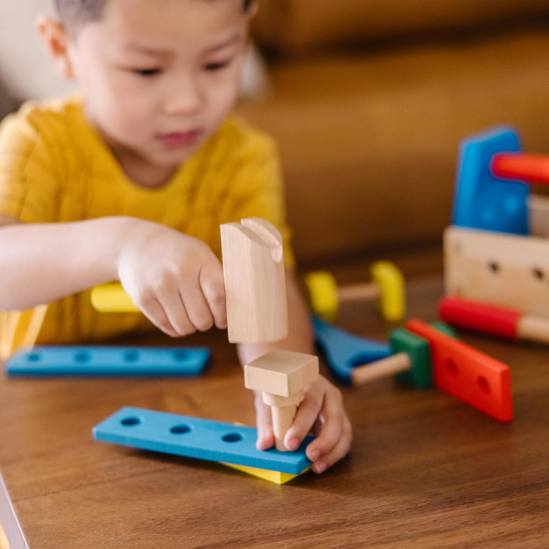 Take Along Tool Kit Wooden Construction Toy (24 Pcs)6