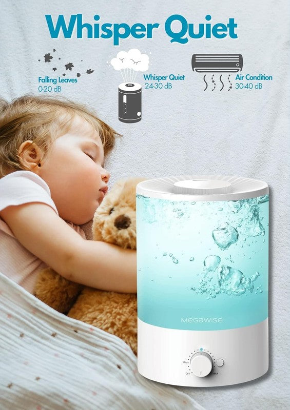 Humidifier 3.5L Top Fill Night Light Cool Mist Auto Shut-Off for Kids Room3
