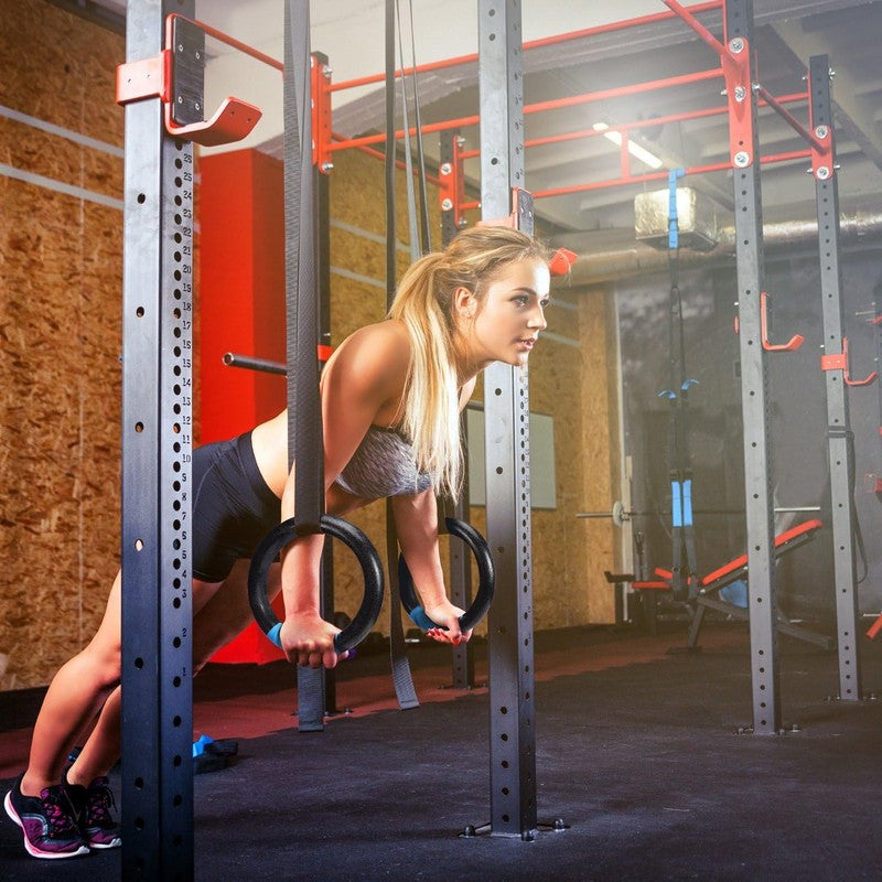 Gymnastic Rings 1100Lb Capacity, 14.76Ft Adjustable Straps, Non Slip Home Gym6