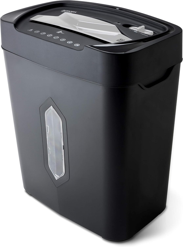 12 Sheet Crosscut Paper & Credit Card Shredder Anti Jam 5.2Gal Wastebasket7