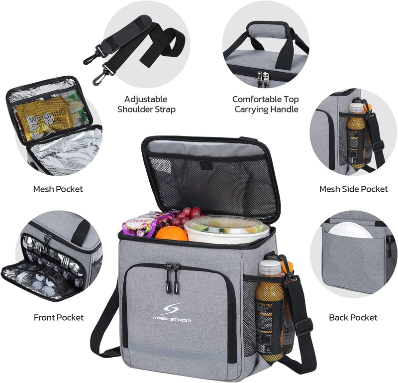Insulated Lunch Bag Men Women Leakproof Cooler Lunch  Bag Portable Lunch Cooler1