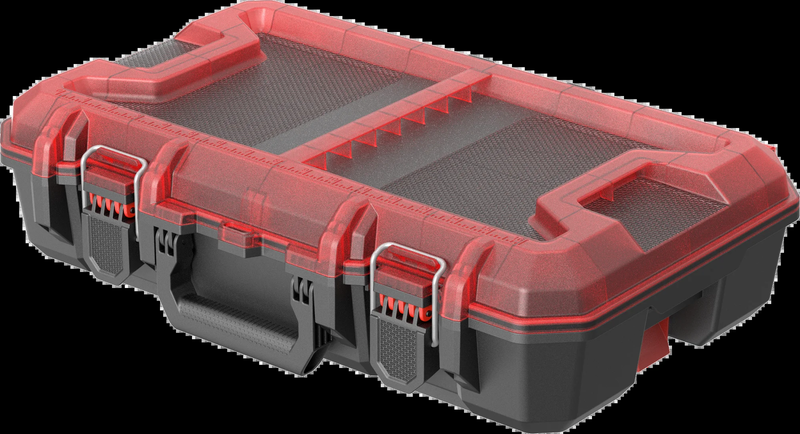 Hyper Stack Heavy Duty 3 Piece Modular Rolling Toolbox System, Black5