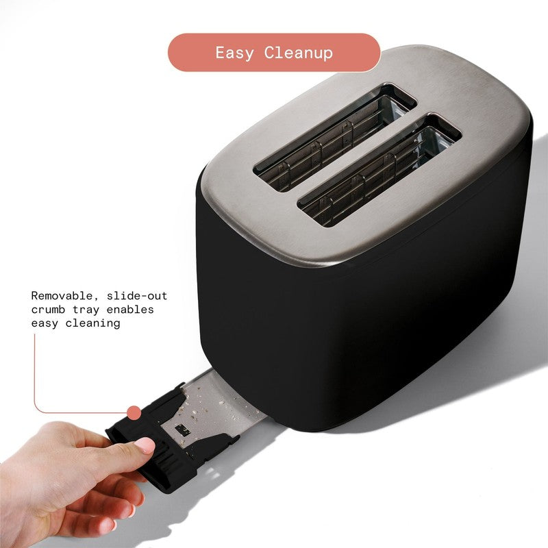 2 Slice Toaster with Touch Activated Display, Black Sesame by Drew Barrymore6