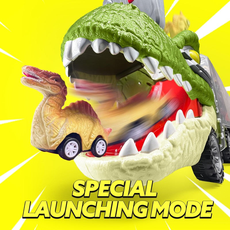 13 in 1 Dinosaur Truck Toys for Kids, Dinosaur Truck with Light & Sound, Includi2