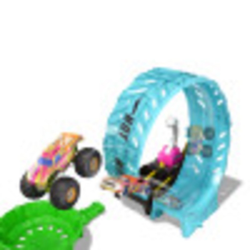 Monster Trucks Glow-In-The Dark Epic Loop Challenge Playset2