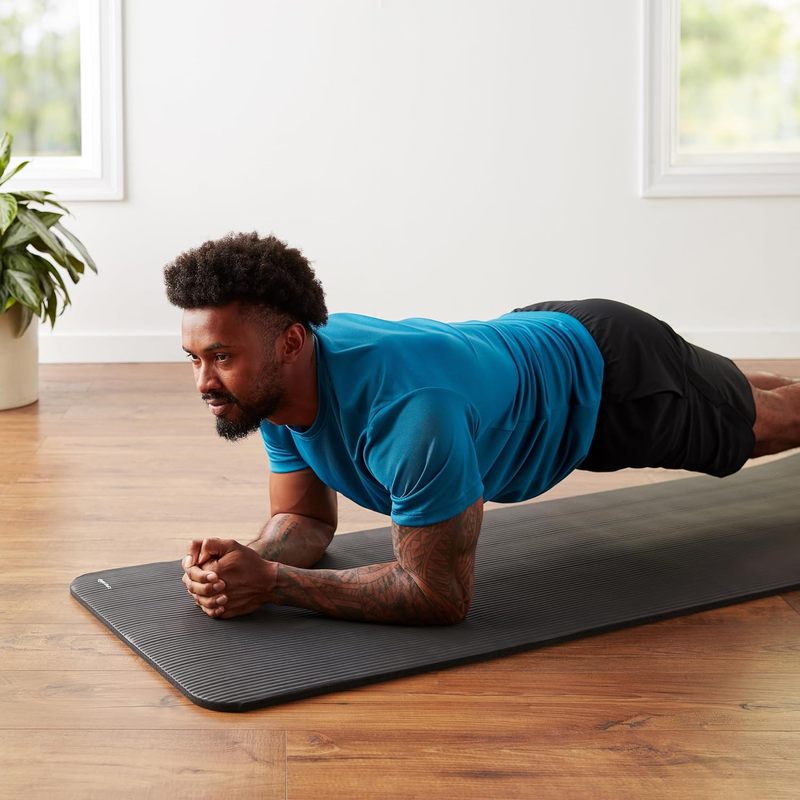 Extra Thick Exercise Yoga Mat with Carrying Strap8