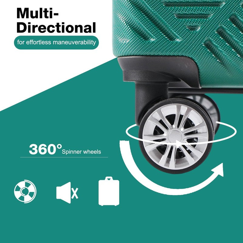 Luggage Sets 2 Piece Suitcase Set (14/20/)Hardside Suitcase with Spinner Wheels 4