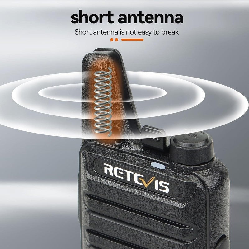 RT22 Long Range Rechargeable Two Way Radios   4 Pack for Camping & Hiking5