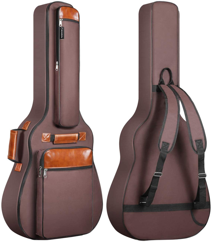 Guitar Bag 40 41 42 in 6 Pockets Guitar Case Water Resistent Oxford Cloth 0.5 in10