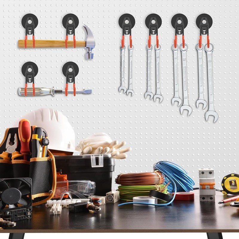 Heavy Duty Storage Magnetic Utility Hooks Large Garage Magnet Hooks with Anti-Sl4