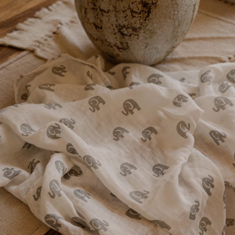 4 Pack Muslin Swaddle Blankets 35"x40" Newborn Infant Boys & Girls4