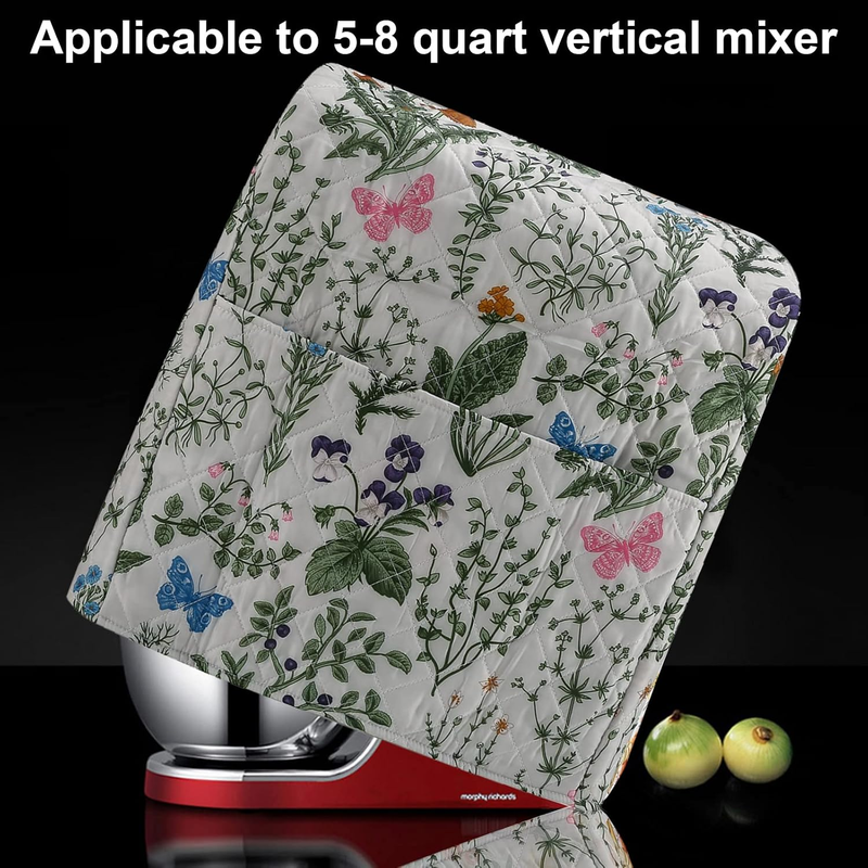 Floral Stand Mixer Cover Fits KitchenAid 5 8 Qt Spring Kitchen Decor5