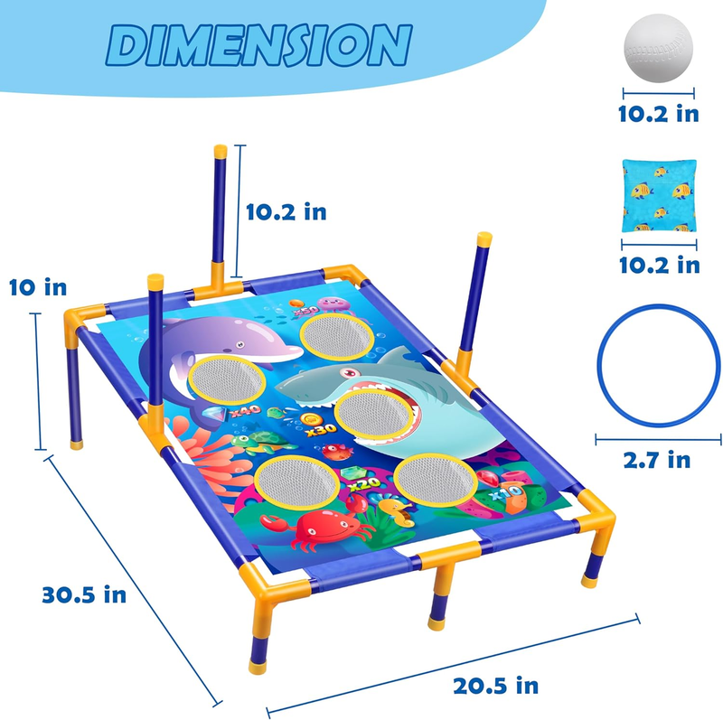 Animal Bean Bag Toss Game Kids Outdoor Party Toy Birthday Christmas Gift3