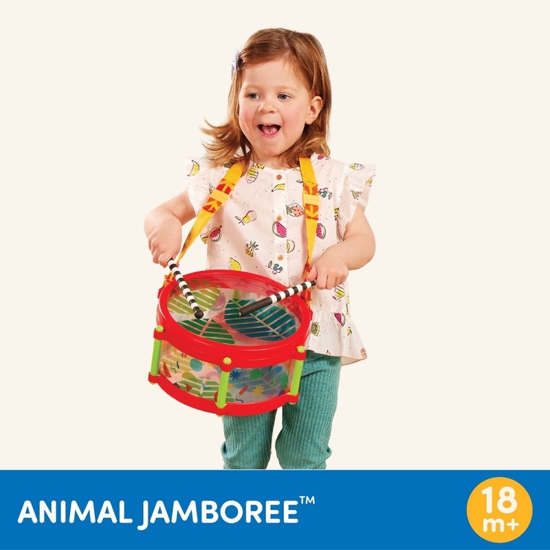 Animal Jamboree Toy Drum and 4 Musical Instruments, Toddler and Preschool Toys7