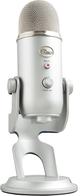 Blue Yeti USB Microphone for Gaming Streaming Podcast YouTube Discord PC Silver1