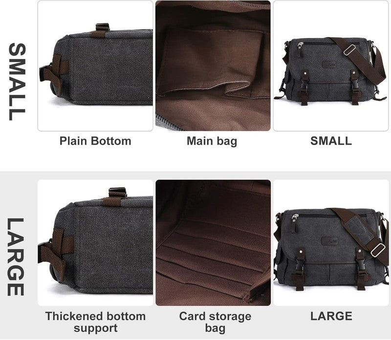 Messenger Bag Men,Waterproof Crossbody Bag,Satchel Shoulder Bag | Waterproof8