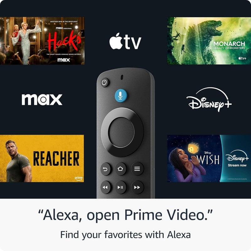 Fire TV Stick 4K   Stream 1.5M+ Movies, Shows & Live TV with Wi Fi 64