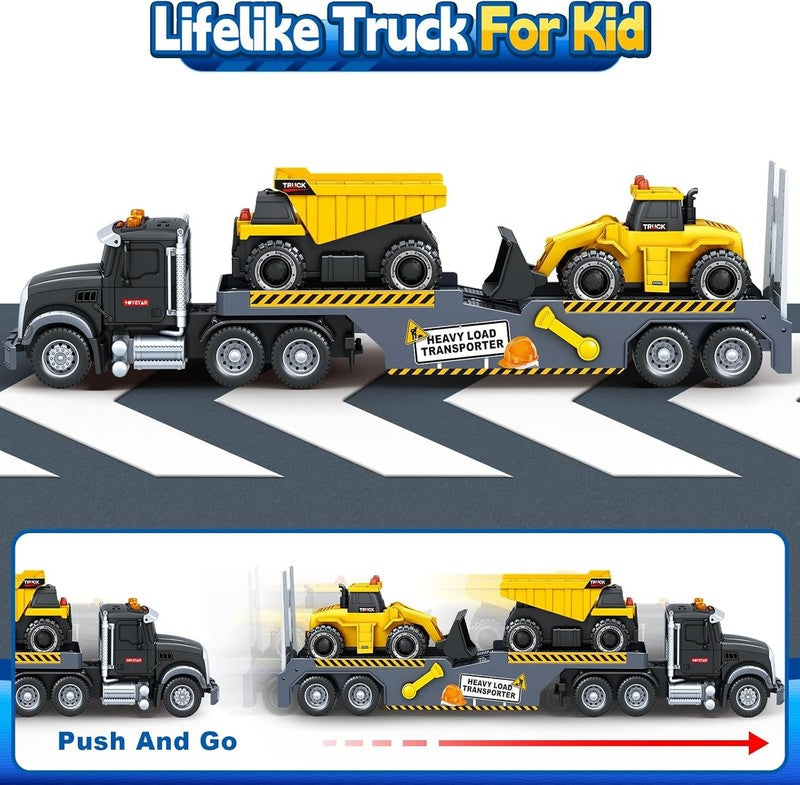 Boy Toys, Toddlers Truck Toy for 3 4 5 6 Year Old Boys, Extra Large Truck Toy wi4