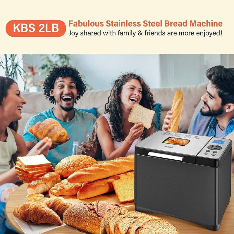 19-in-1 Bread Maker 2LB 650W w/ Ceramic Pan Gluten Free Timer6