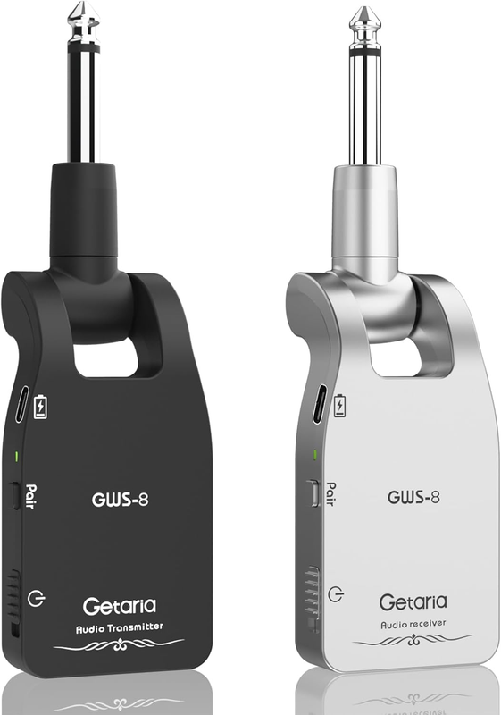 2.4GHz Wireless Guitar System Rechargeable Transmitter Receiver for Guitar/Bass8