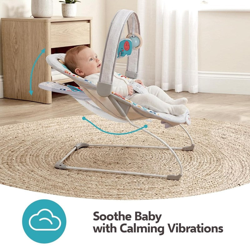 Baby Bouncer Infant Seat w/ Music Portable Adjustable 0 6M 6 20lbs3