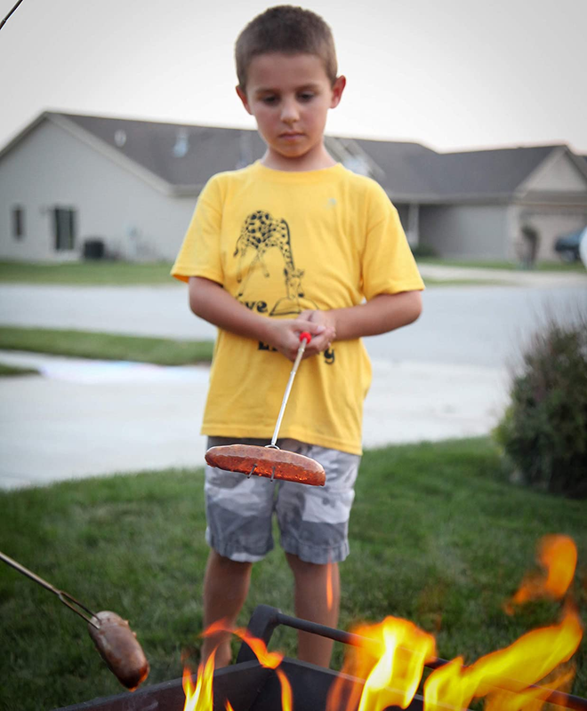 Camping Smores Kit 32” 20 Pack Marshmallow Roasting Skewers Fire Pit6