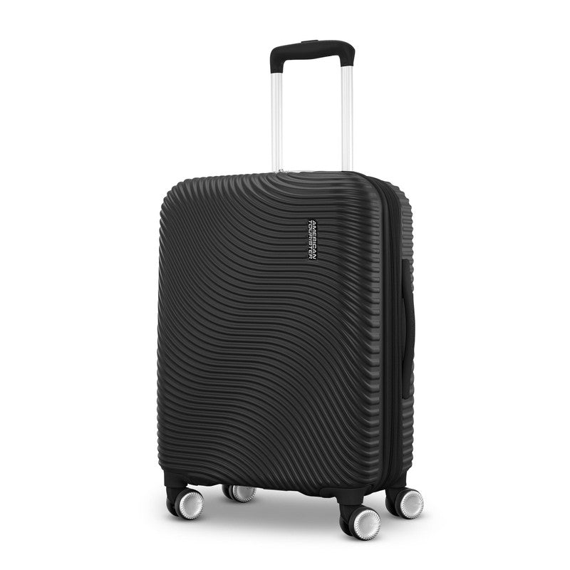 Color Waves Carry on Expandable Luggage Suitcase with Spinner Wheels, Black11