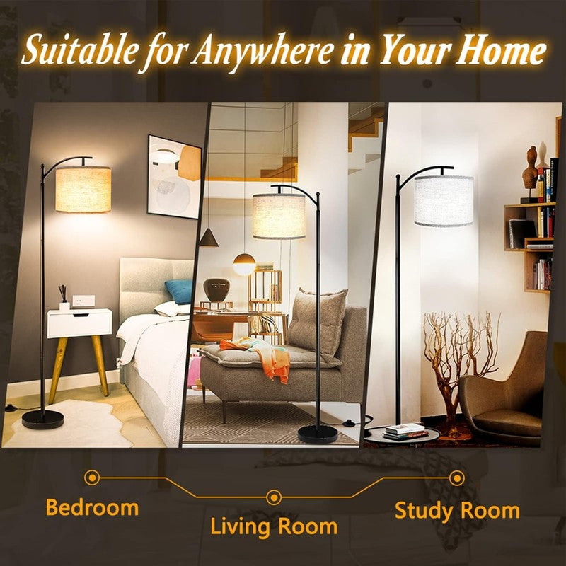 Floor Lamp for Living Room with 3 Color Temperatures LED Bulb, Standing Lamp Tal4