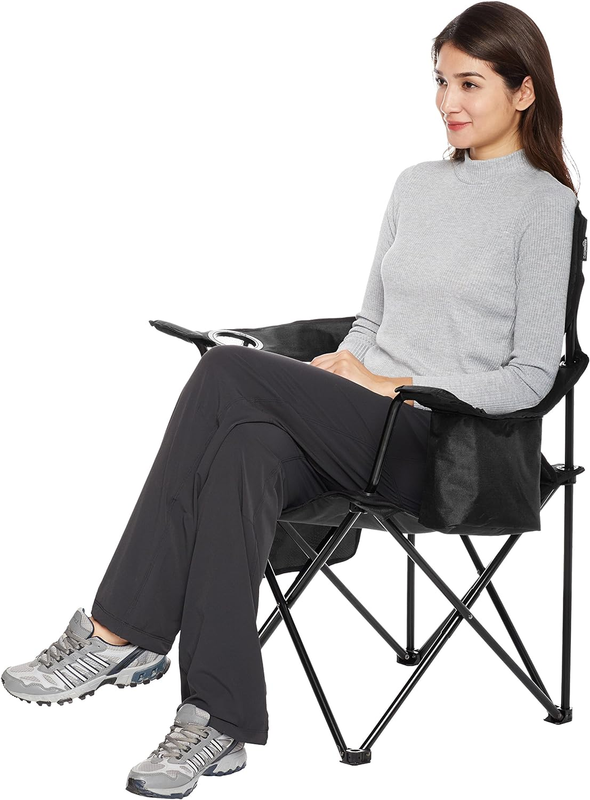 Camping Chair Folding Outdoor Beach Fishing with Carry Heavy Comfortable Seat5