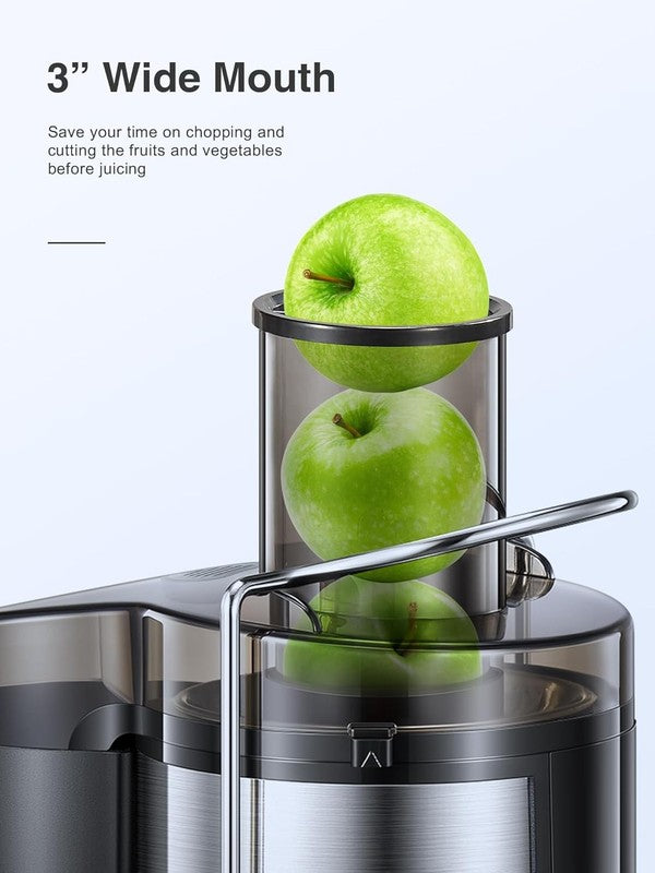 800W Centrifugal Juicer with 3" Feed Chute, Easy Clean, BPA Free, Black1