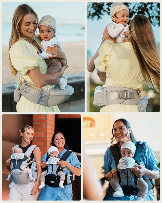 6-in-1 Safety-Certified Baby Carrier for Newborns to Toddlers, All Seasons7