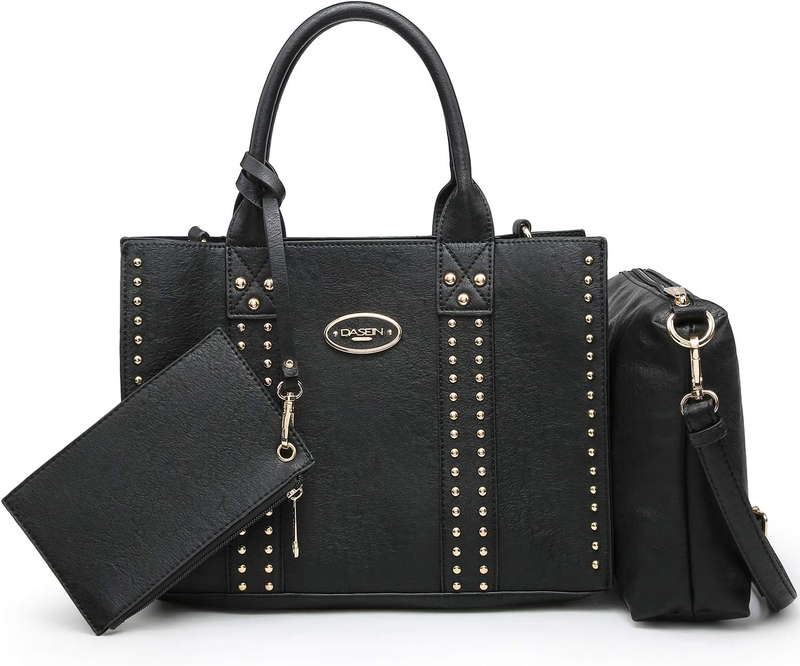 Dasein 3Pc Women’s Handbag Set Tote Satchel Shoulder Top Handle Purse7