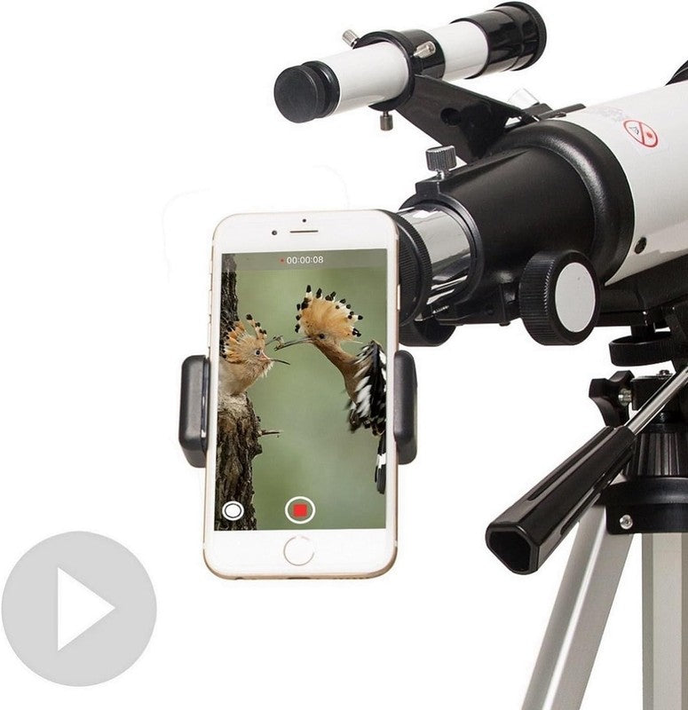Telescope, 70Mm Aperture 400Mm AZ Mount Astronomical Refracting Telescope for Ki7