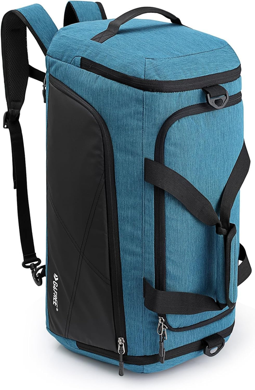 45L 3 Way Duffle Backpack Gym Bag Wet Pocket Shoes Compartment Weekender5