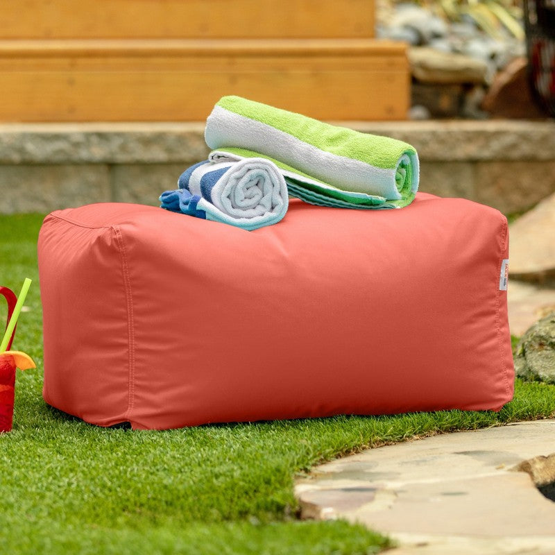 Stylish Leon Outdoor Patio Bean Bag Ottoman for Relaxation and Comfort5