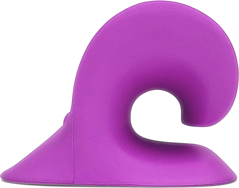 Neck Shoulder Relaxer Cervical Traction TMJ Pain Relief Purple3