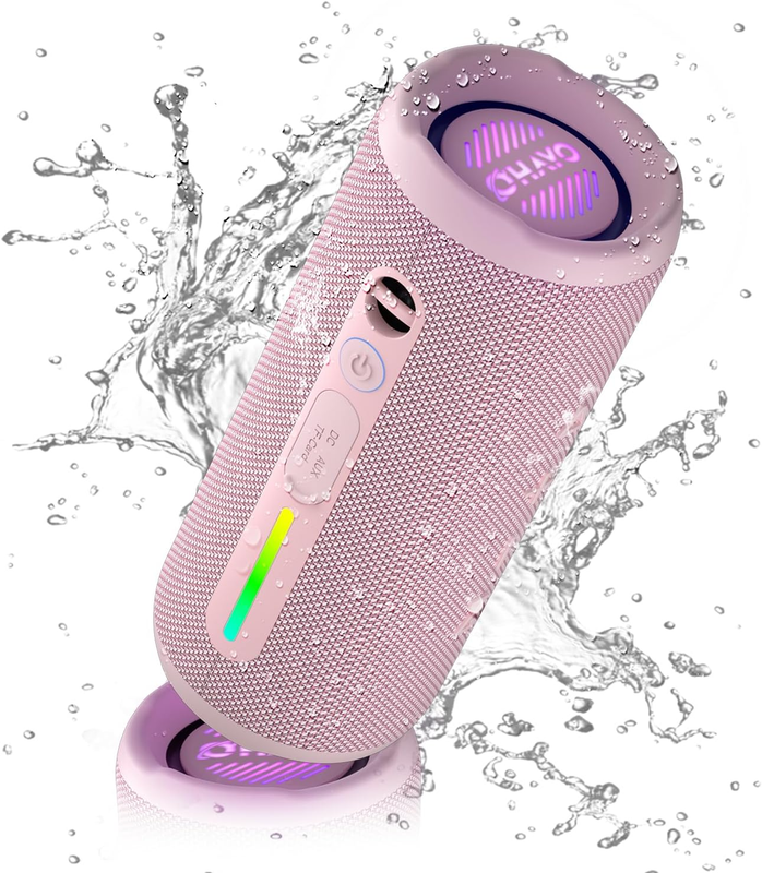 24W Bluetooth Speaker, IPX7 Waterproof, Extra Bass, RGB Lights, 30H Playtime9