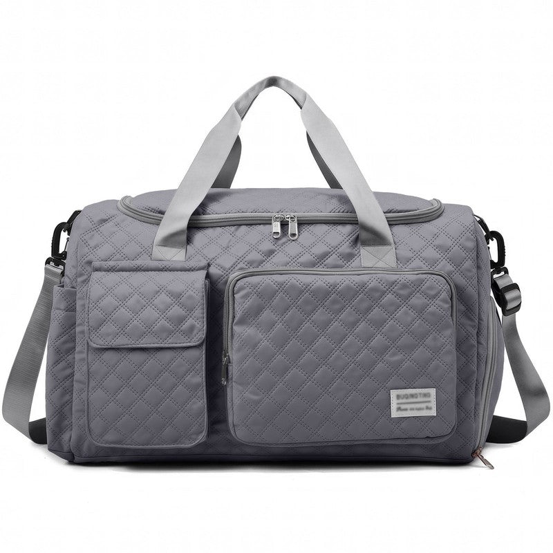 Travel Duffle Bag for Women Men, Weekender Overnight Bags Carry on Gym Bag with8