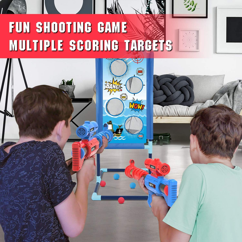 Target Game Set Kids Active Play Scoring Target w/ Soft Foam Balls Toy5