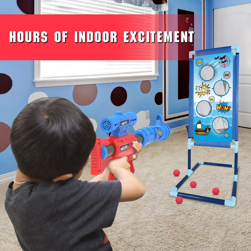 Target Game Set Kids Active Play Scoring Target w/ Soft Foam Balls Toy4