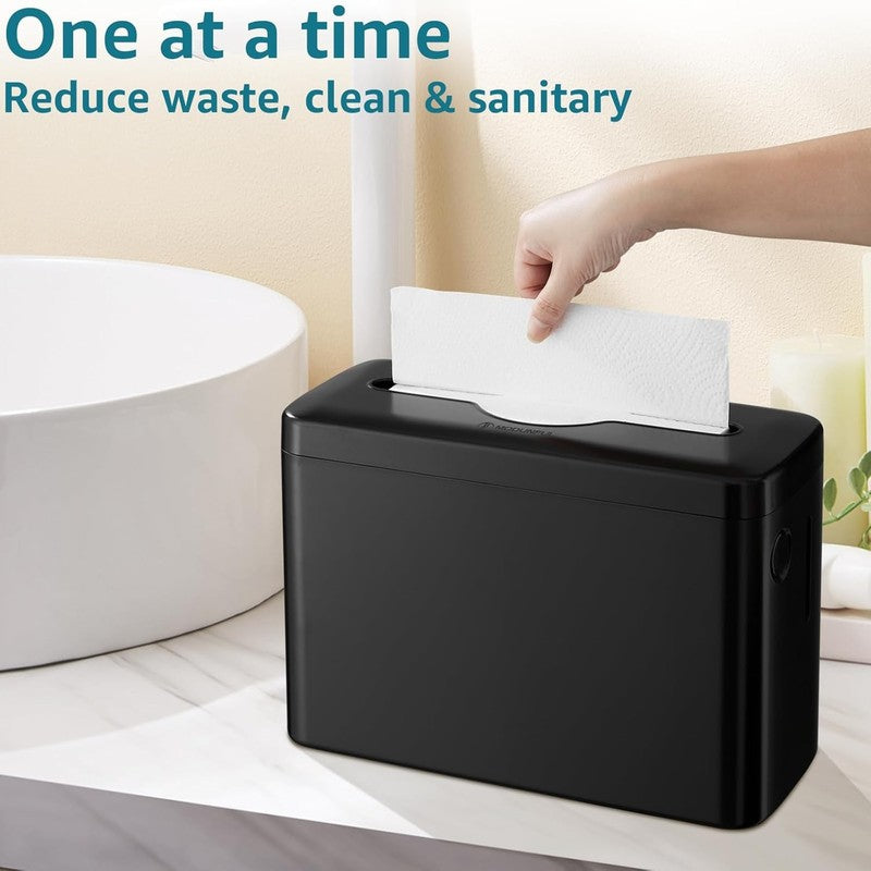 Multifold Paper Towel Dispenser Countertop Black Heavy Duty 300 Sheet1