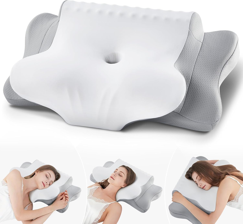 Cooling Cervical Pillow for Neck Pain Relief   Ergonomic Ortho Support7