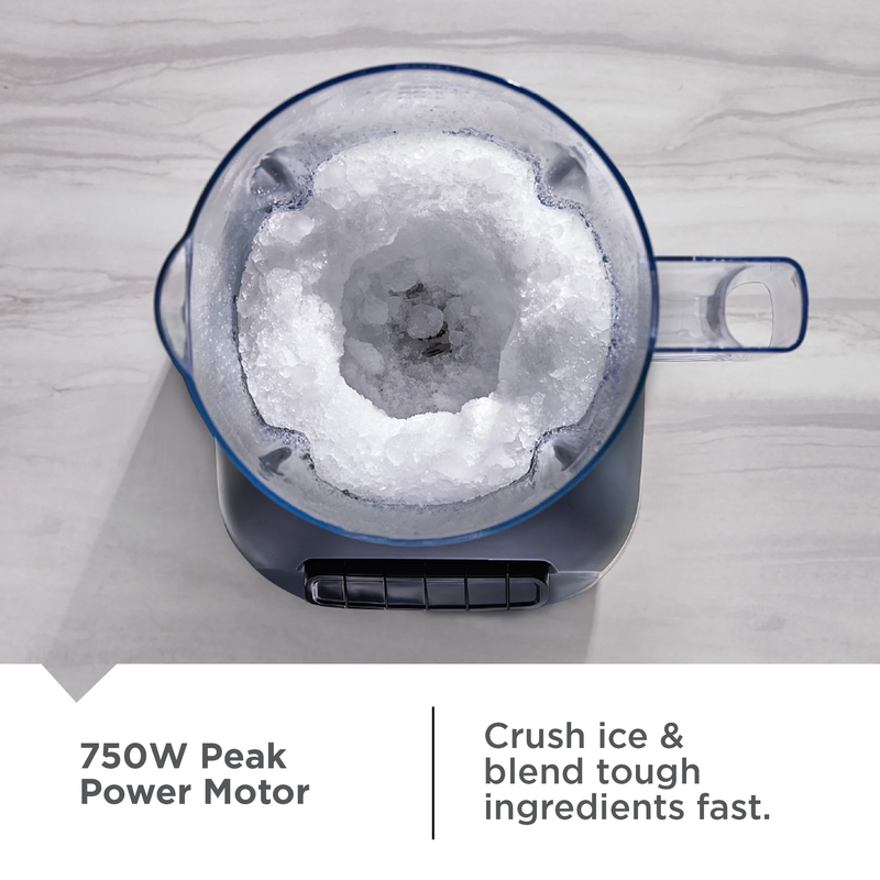 Ice Crush Blender, 56 Oz Plastic Jar, 750W, 6 Tip Blade, 8 Speeds + Pulse3
