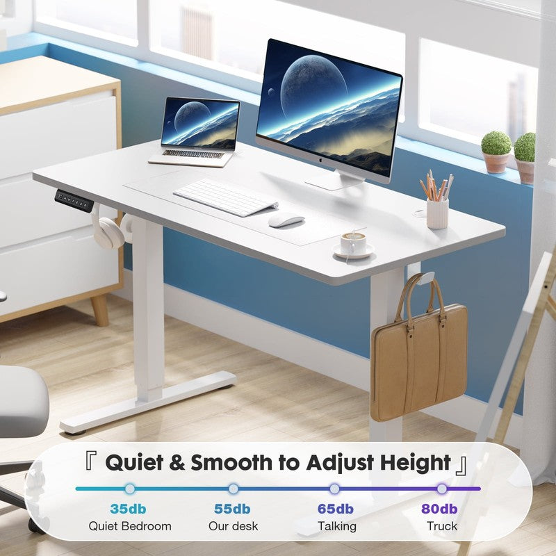 Height Adjustable Electric Standing Desk   48"x24" Ergonomic Home Office Desk1